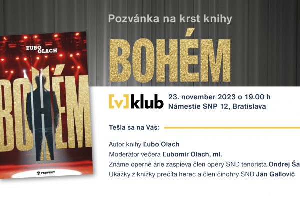 V-klub: Ľubo Olach - Bohém, 23. 12. 2023