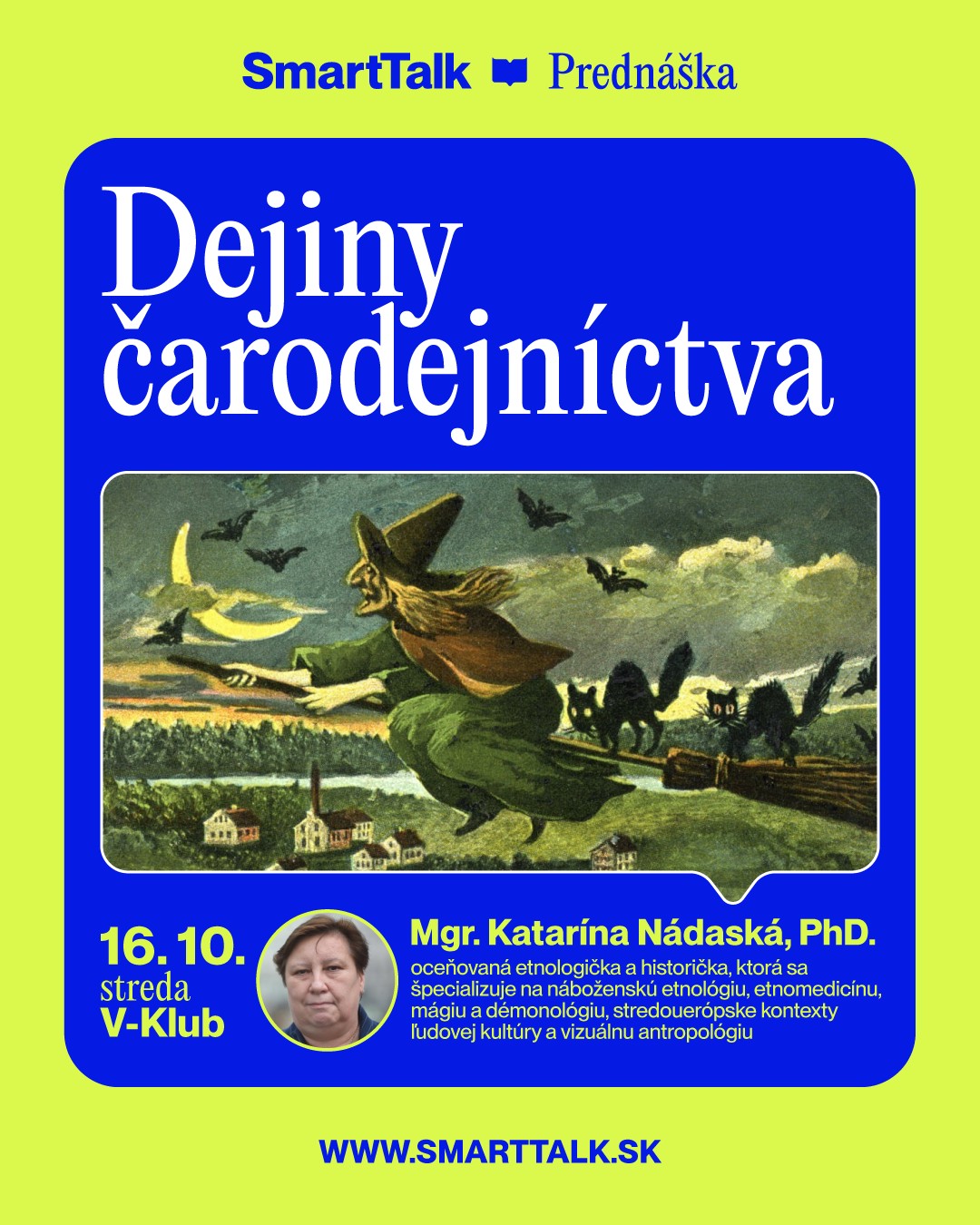 V-klub: Dejiny čarodejníctva, 16. 10. 2024