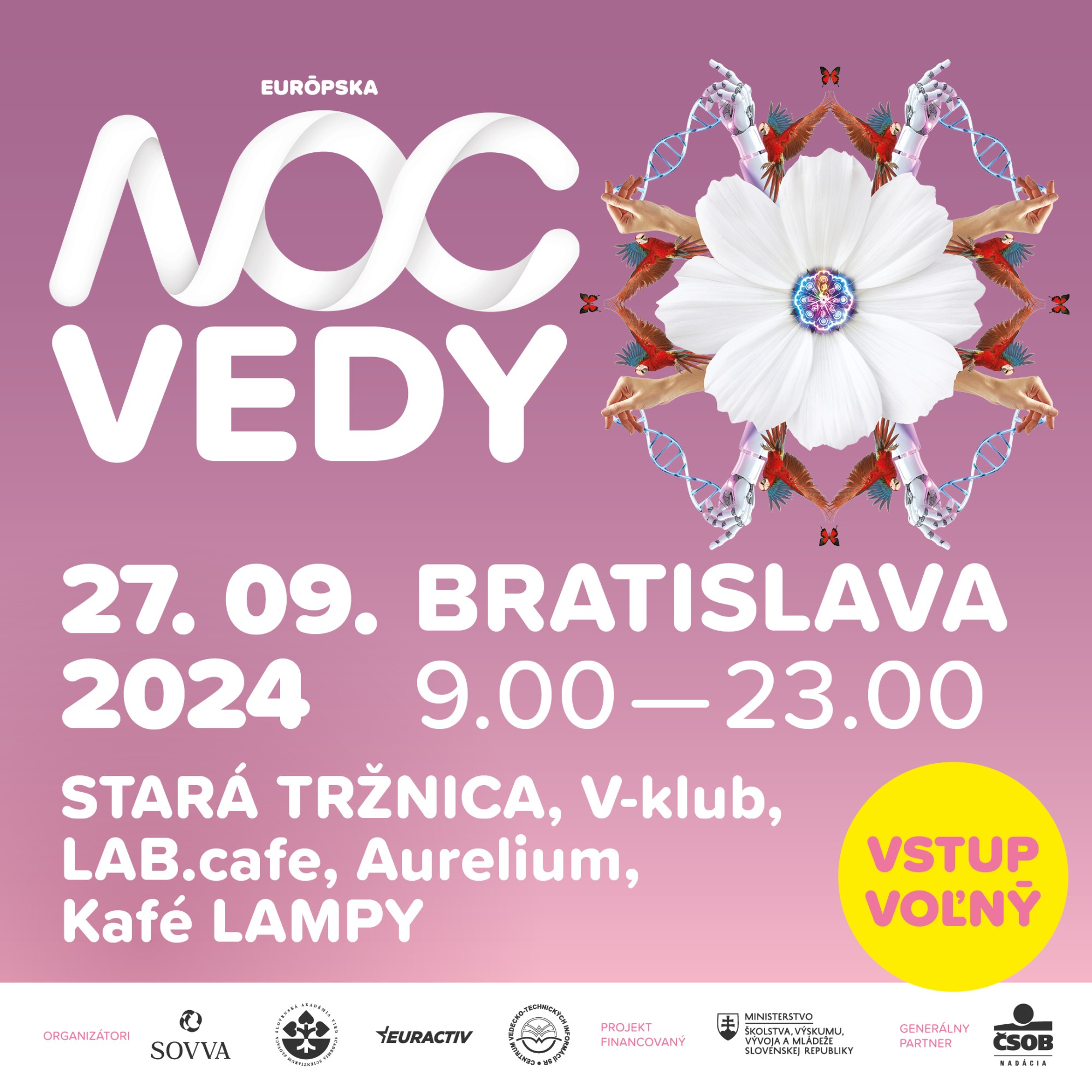 V-klub: Európska noc vedy 27.9.2024