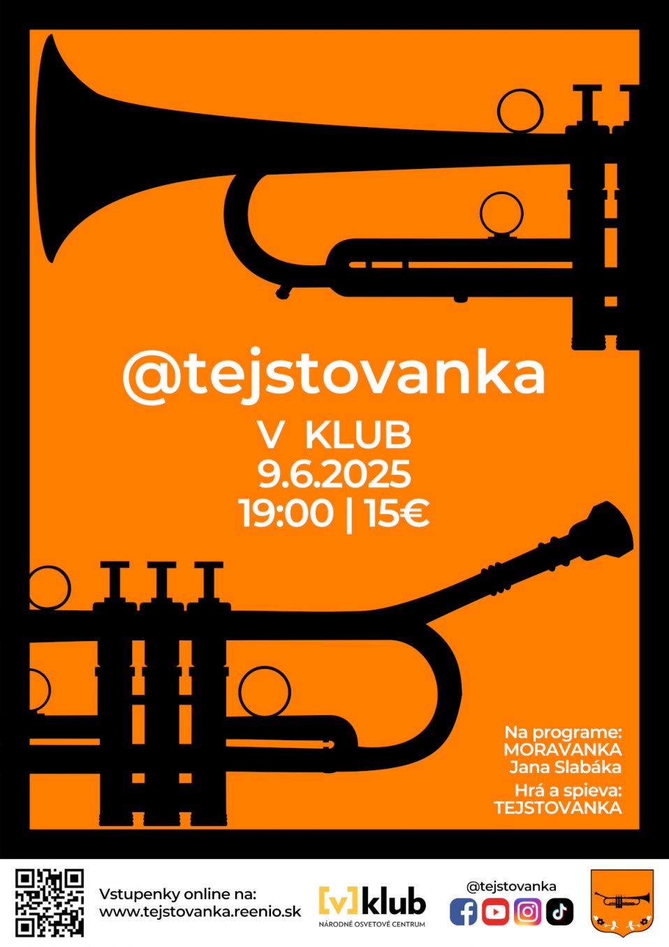 V-klub: TEJSTOVANKA vo Véčku, 9. 6. 2025