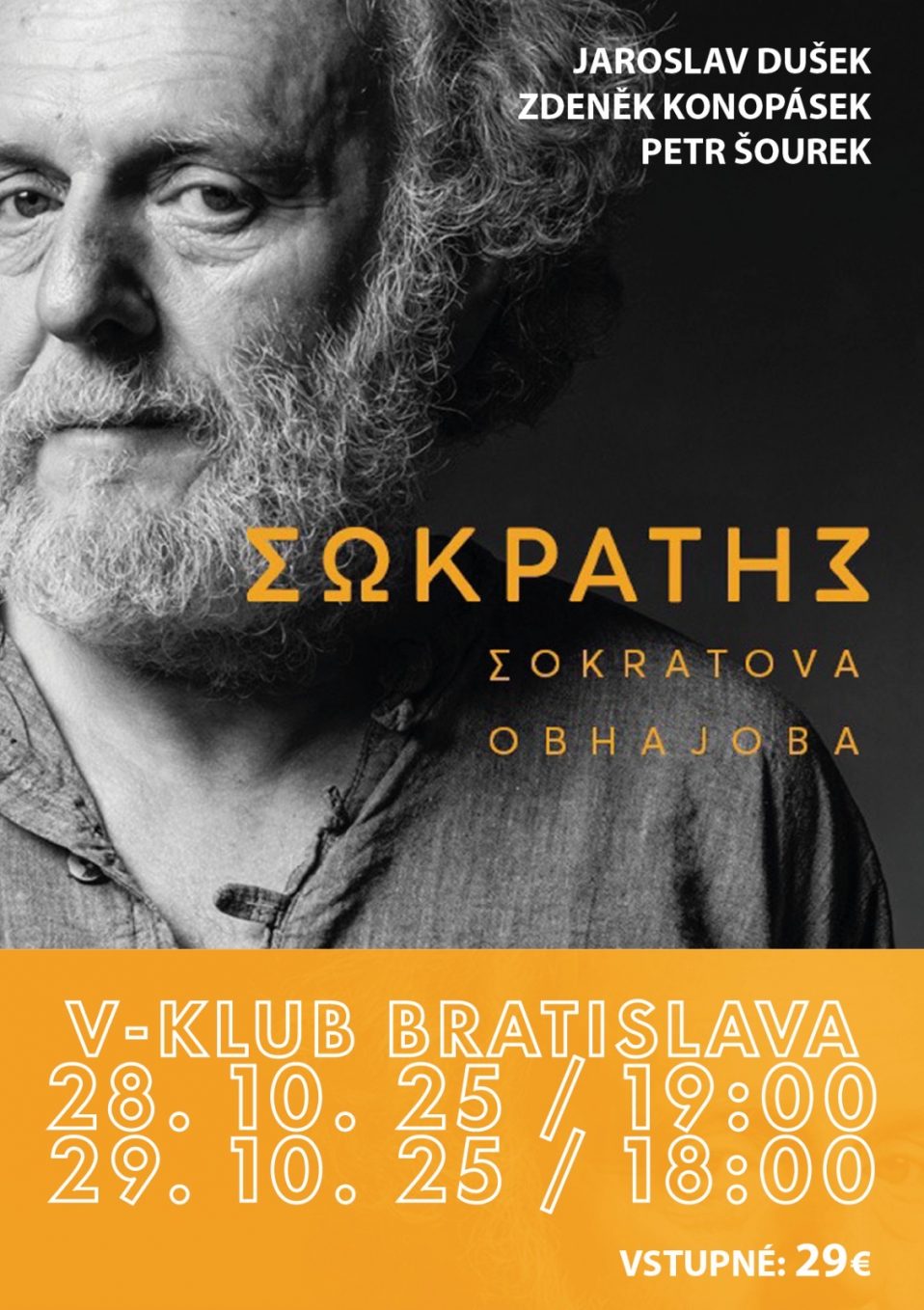 V-klub: SOCRATES – Sokratova obhajoba, 10/2025