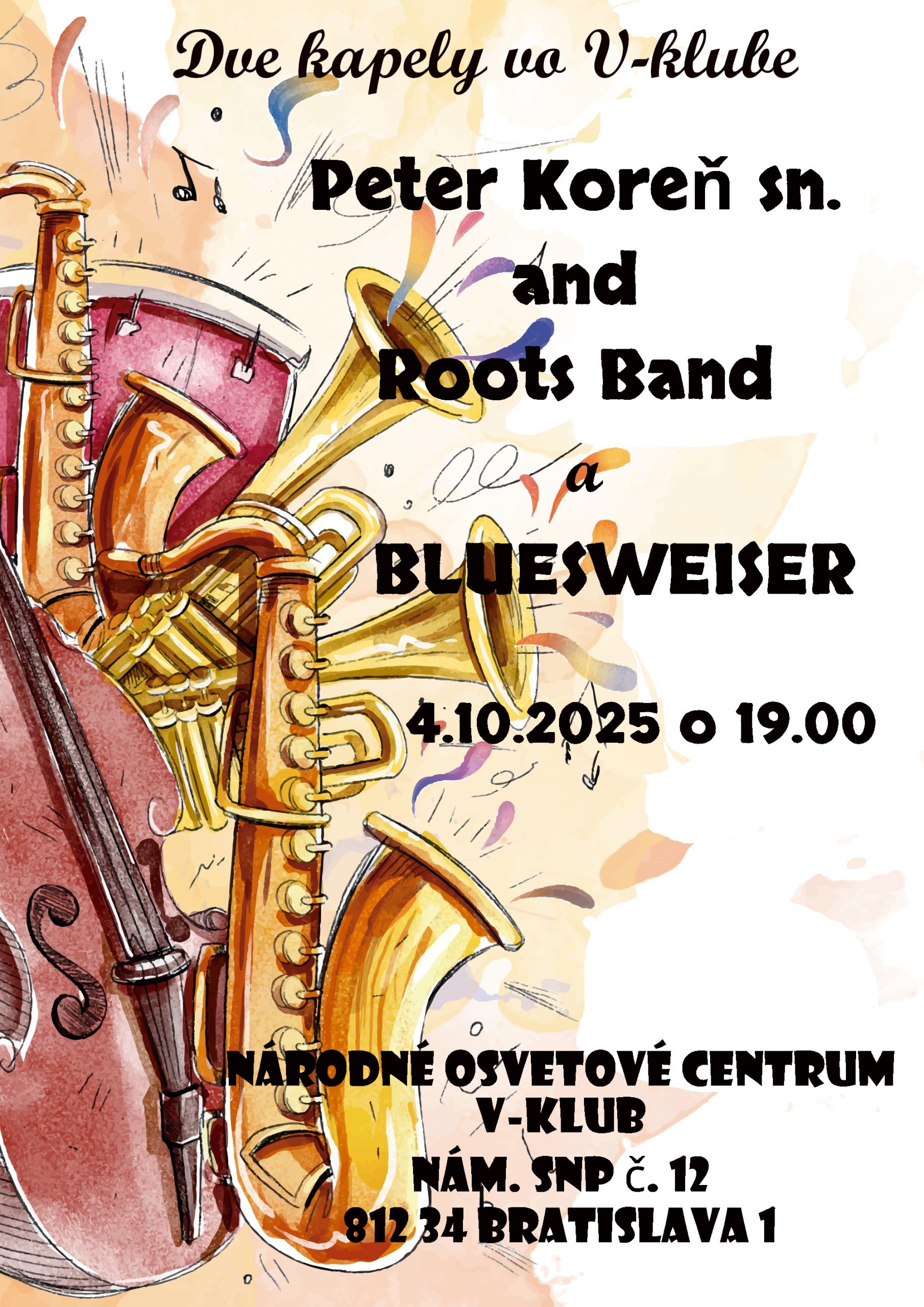 V-klub: Bluesový večer, 4. 10. 2025