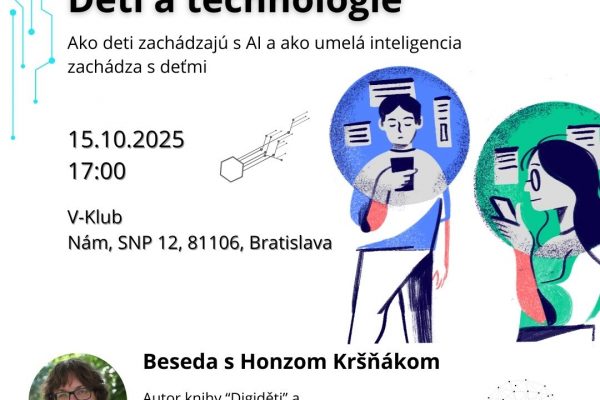 V-klub: Deti a technológie, 15. 10. 2025