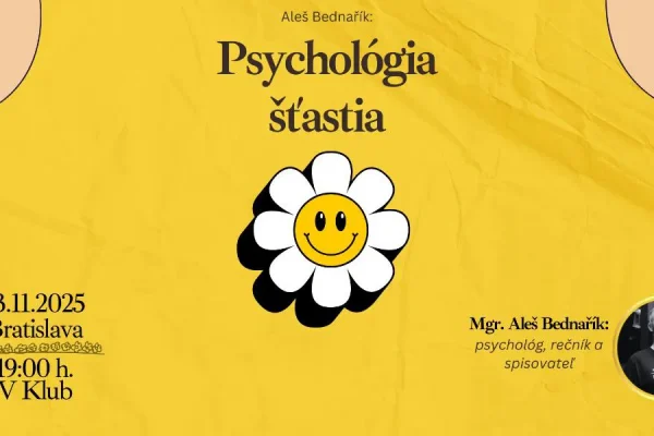 V-klub? Psychológia šťastia, 13. 11. 2025