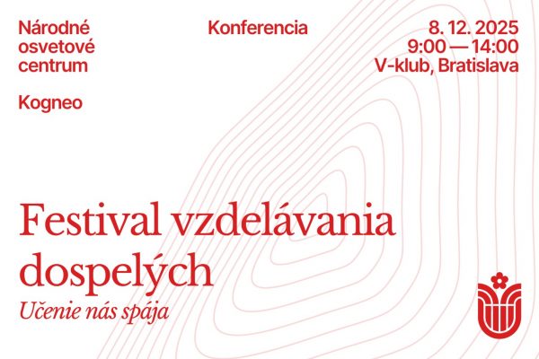V-klub: Festival vzdelávania dospelých, 8. 12. 2025