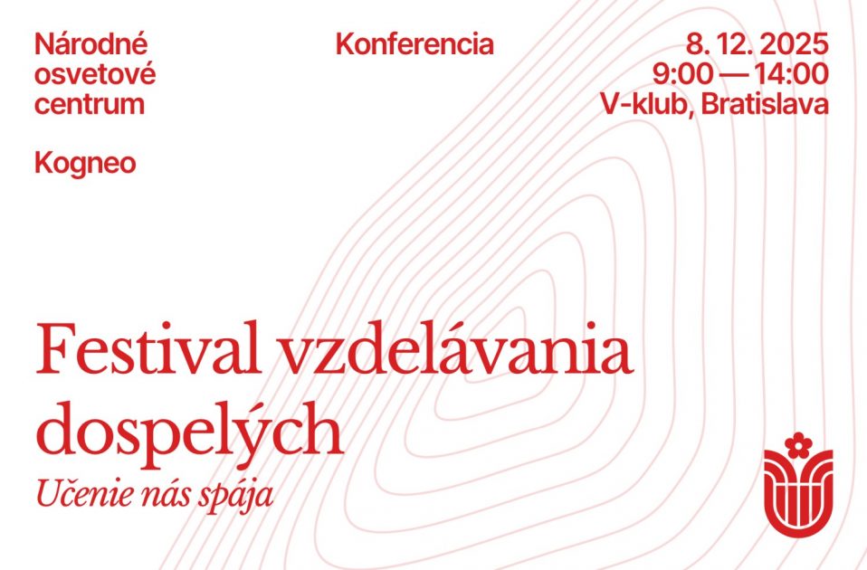 V-klub: Festival vzdelávania dospelých, 8. 12. 2025