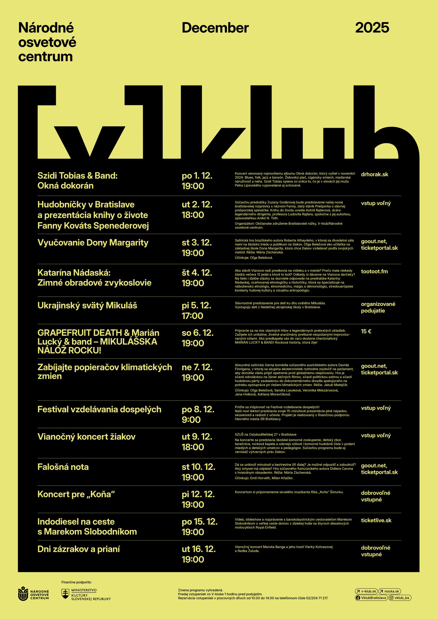 program: december 2025