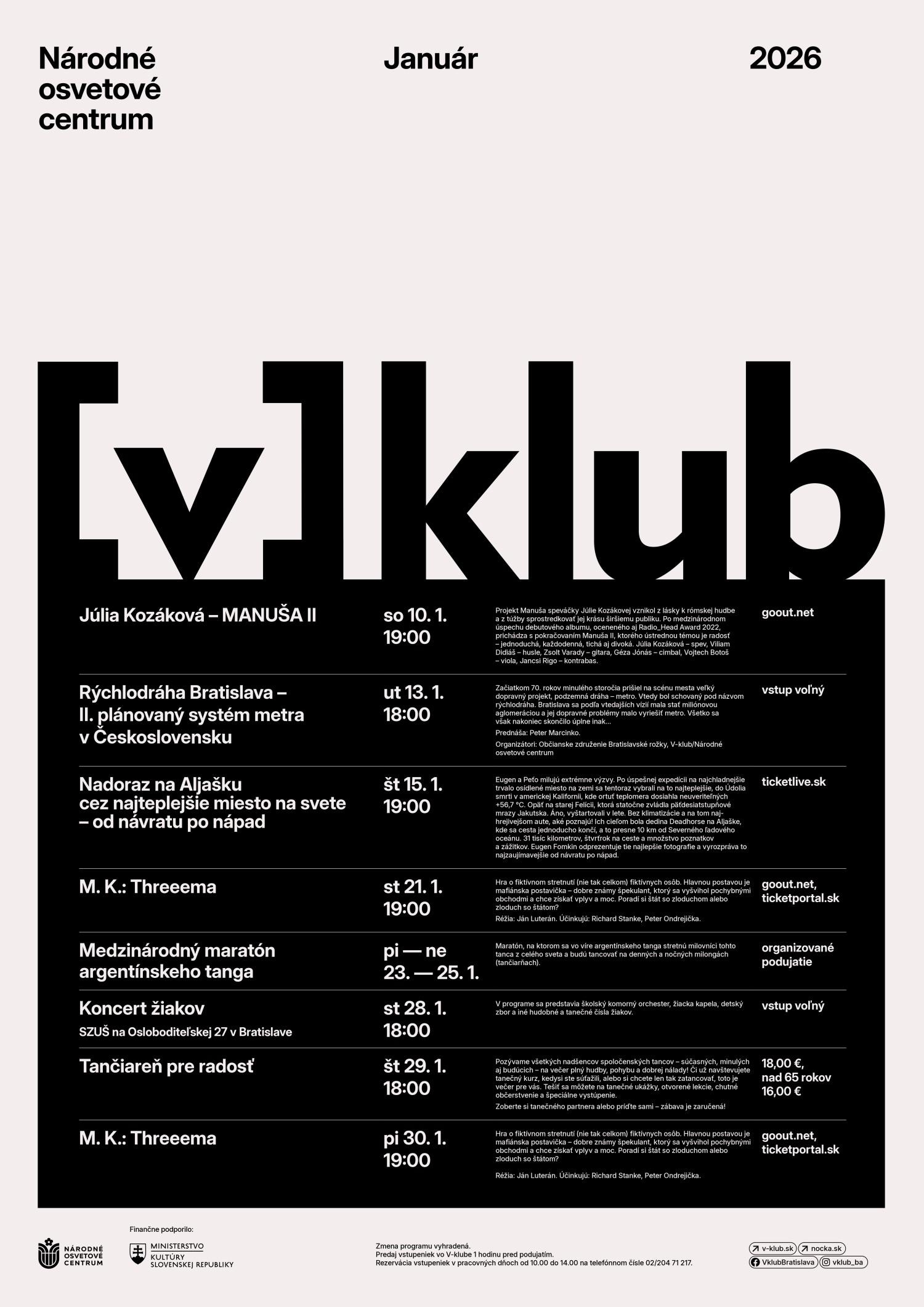 program: január 2026