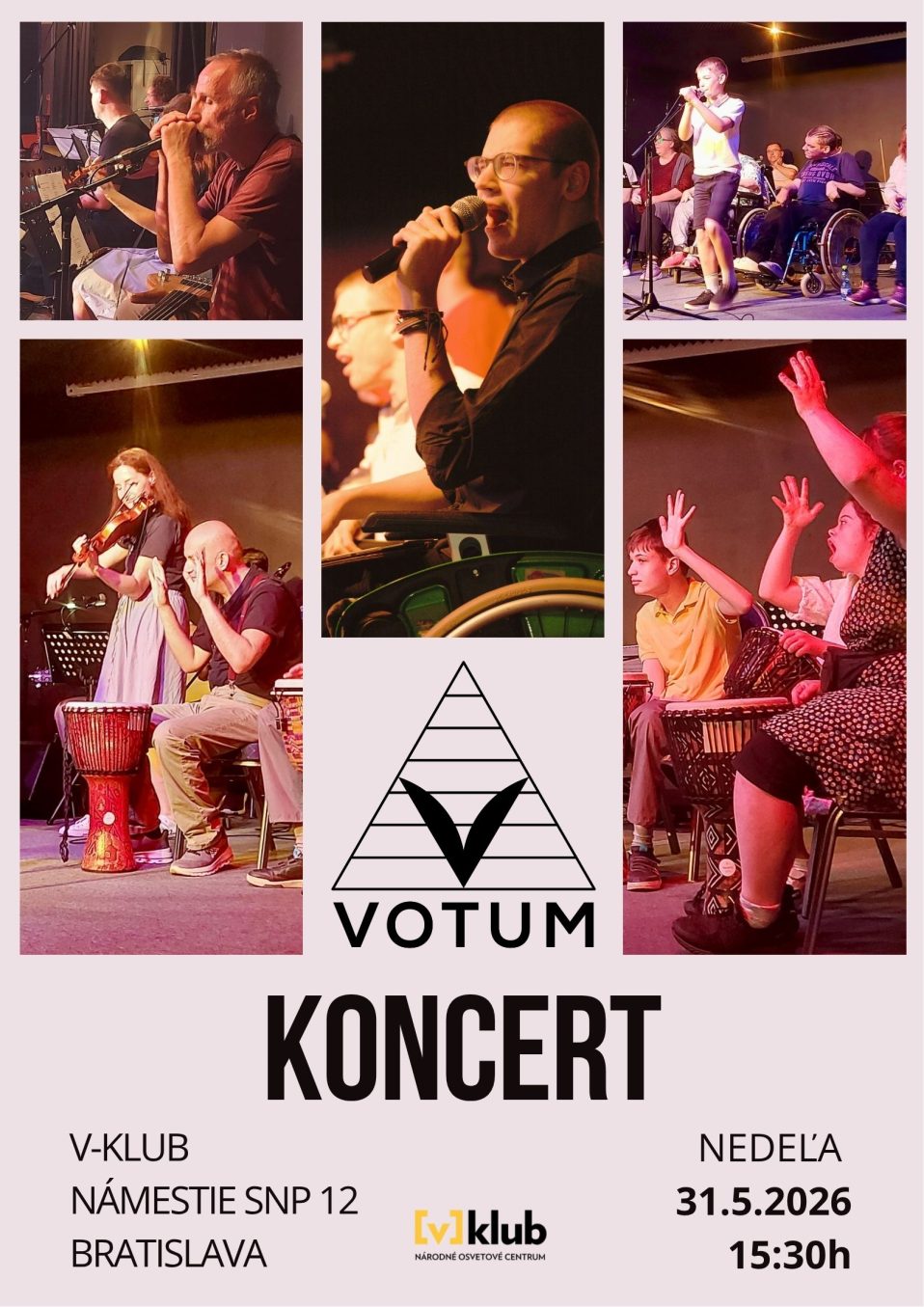 V-klub: VOTUM koncert, 31.5.2026