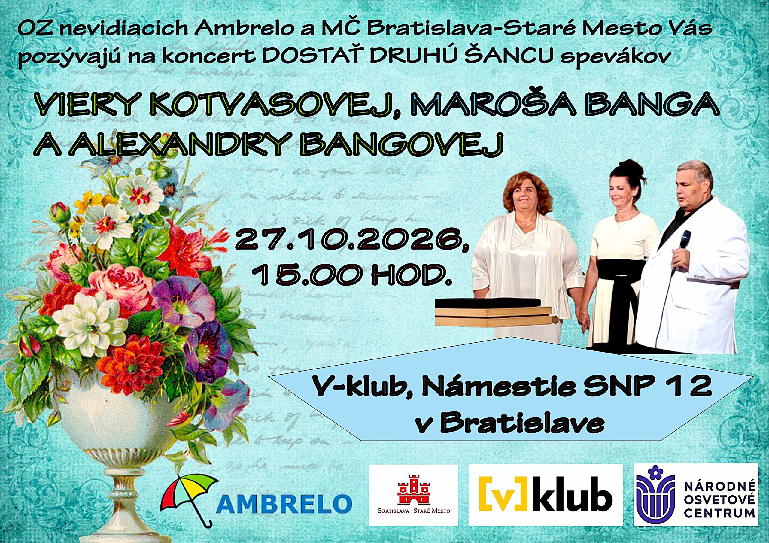 V-klub: Dostať druhú šancu, 27.10.2026