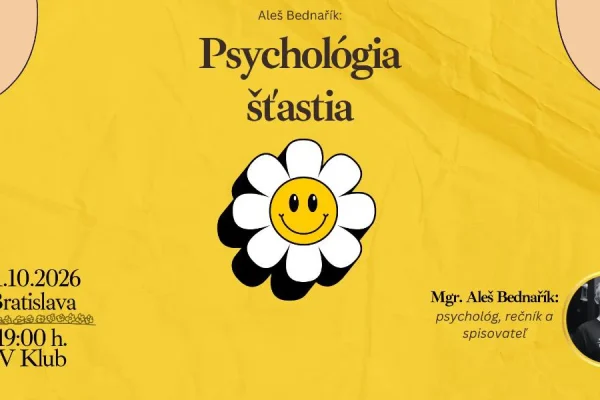 V-klub: Psychológia šťastia, 21.10.2026